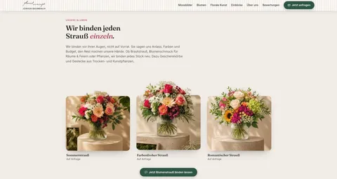 Blumen Baumbach Sträusse