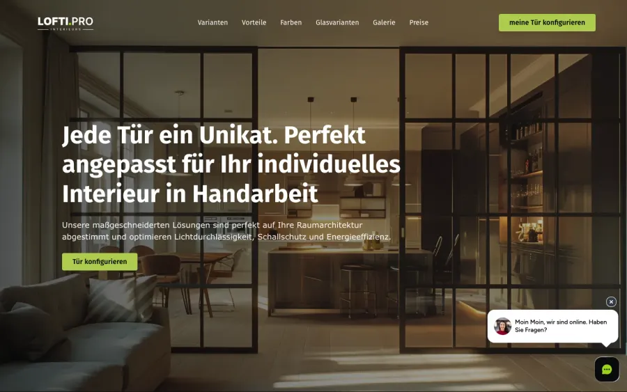 Webseite von Lofti.Pro